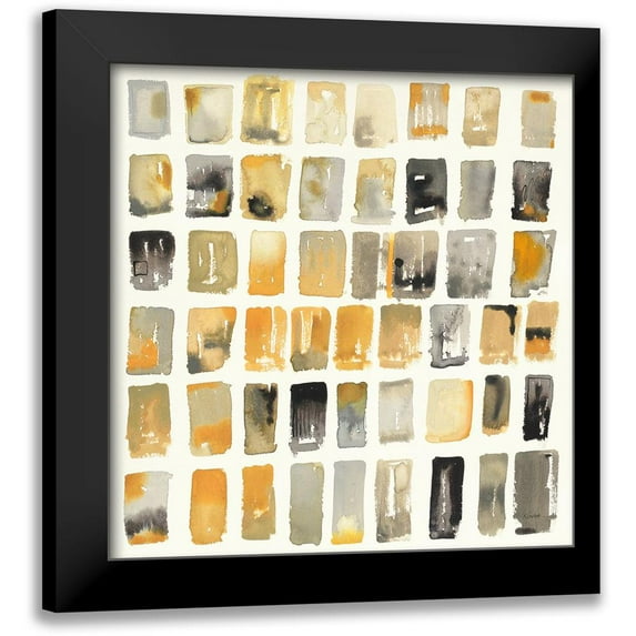 Novak, Shirley 20x21 Black Modern Framed Museum Art Print Titled - City Windows I Autumn
