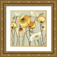thumbnail image 1 of Novak, Shirley 26x26 Gold Ornate Wood Framed with Double Matting Museum Art Print Titled - Jaune Gris II, 1 of 4