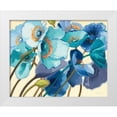 thumbnail image 1 of Novak, Shirley 32x26 White Modern Wood Framed Museum Art Print Titled - Le Pavots Bleu, 1 of 4