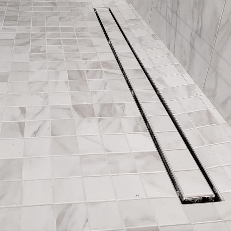 Horizontal 2024 shower drain