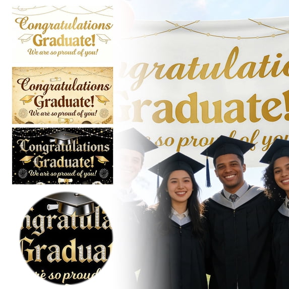 Novamily 2026 Graduation Banner - XtraLarge Congrats Grad Banner ...