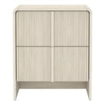 thumbnail image 1 of Novara Contemporary 22" Nightstand in Whitewashed Oak (2-Drawer), 1 of 10