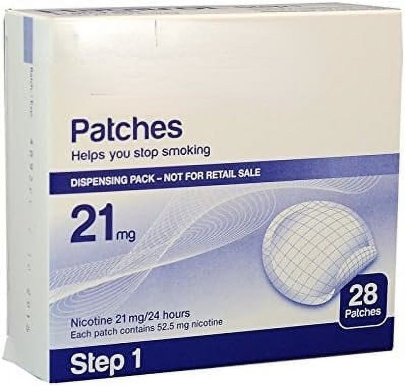Novartis 21mg Nicotine Patches Step 1. Stop Smoking. 2 Boxes of 28 Each