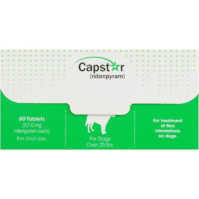 Capstar Flea Tablets for Dogs [25+ lbs] (60 count)