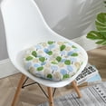 thumbnail image 1 of Novashion 16" x 16" Assorted Printed Round Chair Pads, Office/Home Seating Cushion, 1 of 4