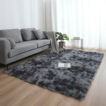kjhg 1pc Soft Fluffy Shag Area Rugs For Living Room Shaggy Floor Carpet ...