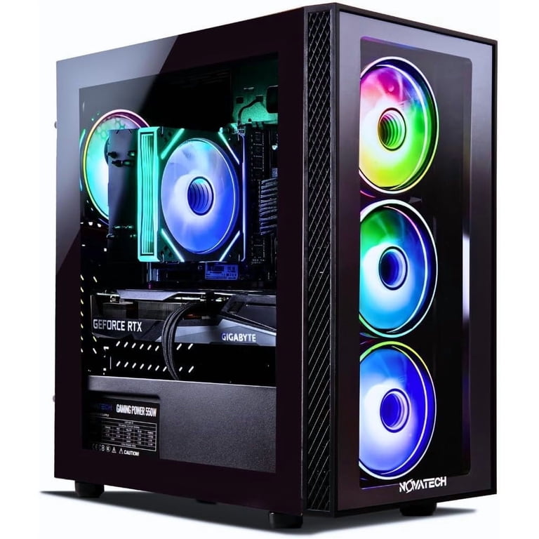 Novatech Gaming Desktop PC, RX580 8GB, Intel i7 Xeon 3.5GHz, 16GB