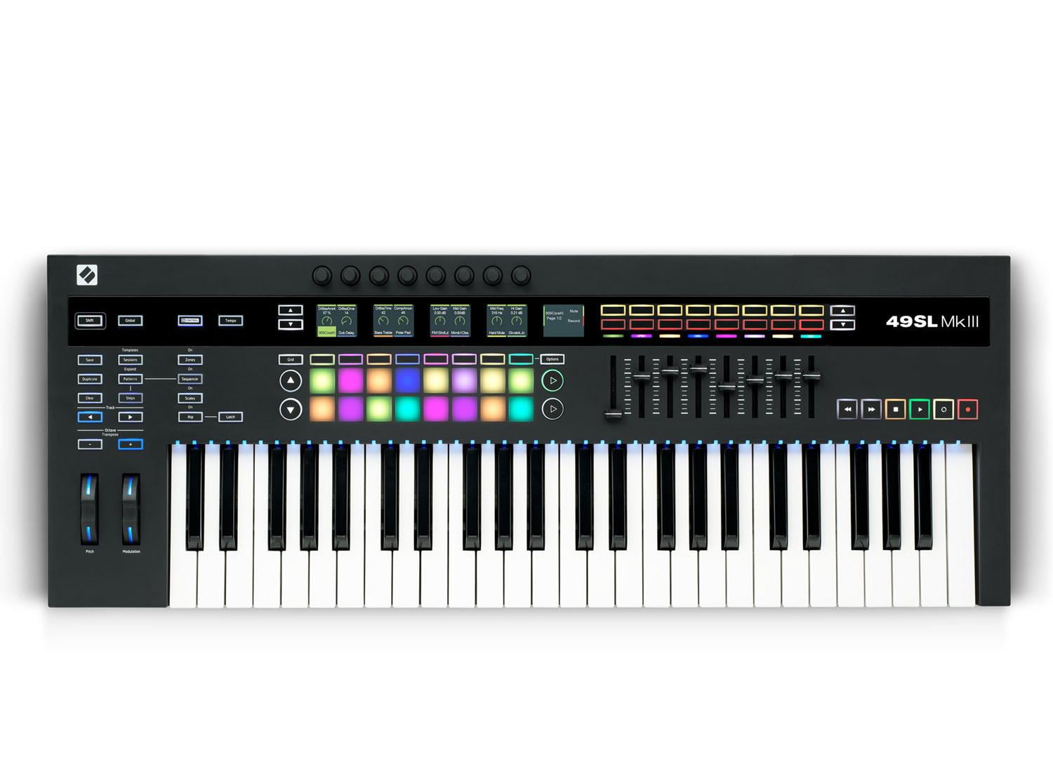 Novation 49SL MkIII MIDI and CV Keyboard Controller