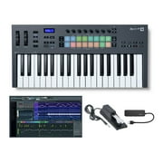 novation flkey 37 37-key midi key key key مع حزمة برامج fl studio