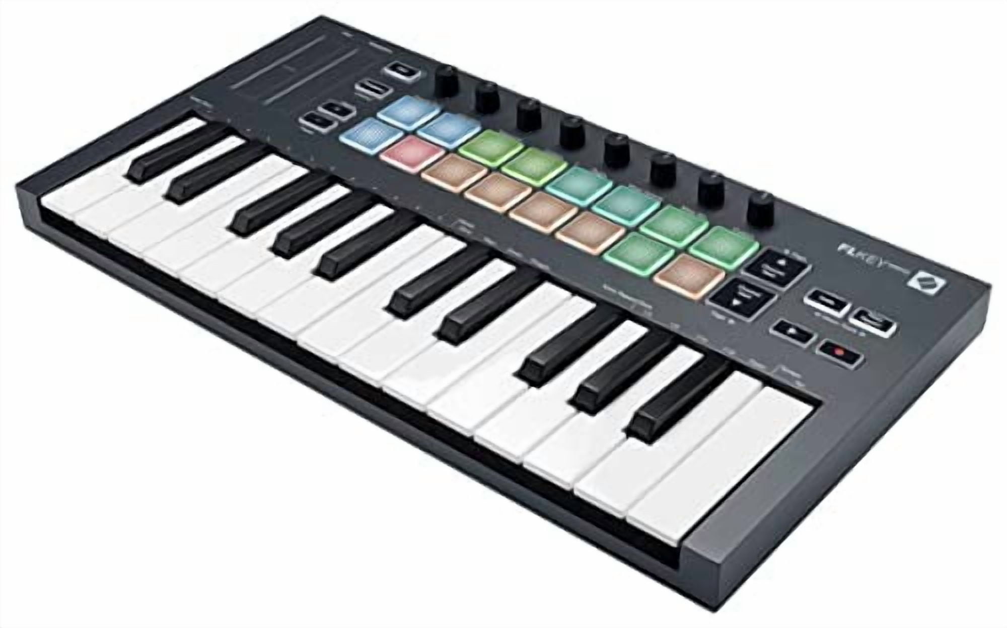 Novation FLkey Mini - Portable 25-Key, USB, MIDI Keyboard Controller with FL Studio Integration for Music Production