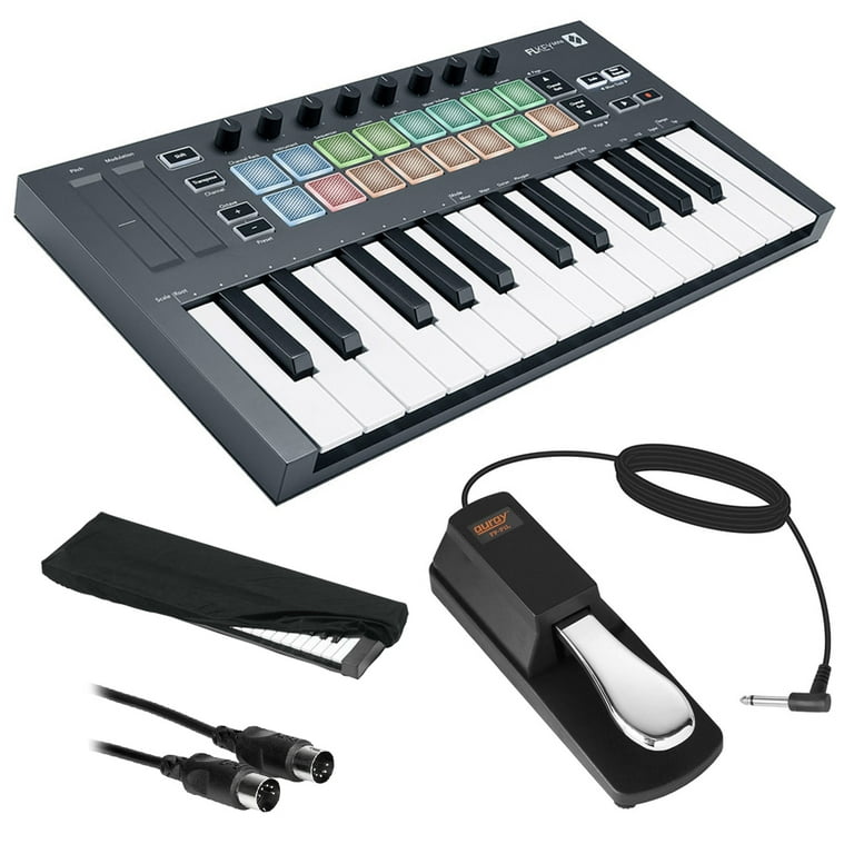 Novation FLkey Mini USB-MIDI Keyboard Controller for FL Studio CABLE KIT