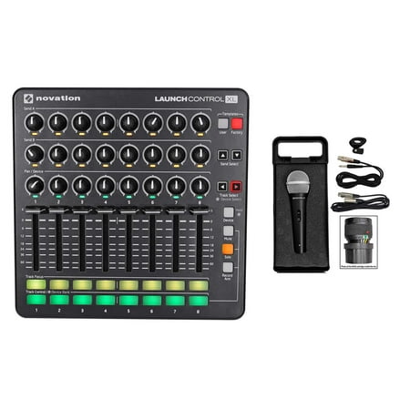 Novation Launch Control XL MIDI USB Ableton Live Controller+Mic+Cable+Case