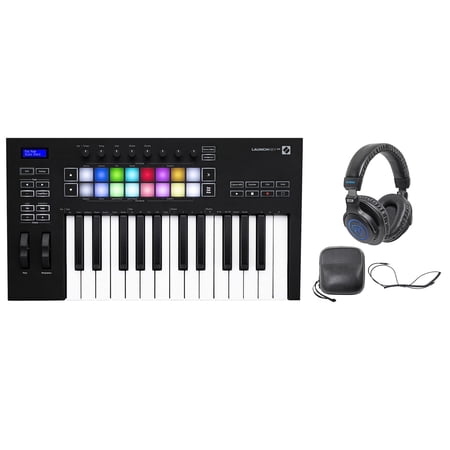 Novation Launchkey 25 MK3 25-Key USB MIDI Ableton Keyboard Controller+Headphones