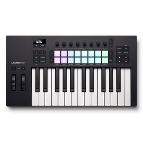 Novation Launchkey 25 MK4 25-Key USB MIDI Keyboard Controller, Black