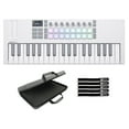 thumbnail image 1 of Novation Launchkey Mini 37 MK4 White 37-Note Mini Controller Keyboard with Case Package, 1 of 9
