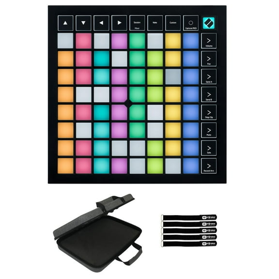 Novation Launchpad X Grid Controller for Ableton Live with Case Package