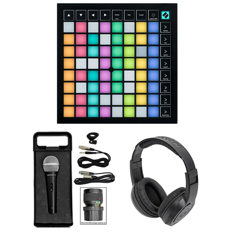 Novation Beat Making Equipment: Launchpad X MIDI USB Music Novation Beat Making Equipment: Launchpad X MIDI USB Music