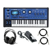 Novation MiniNova Synthesizer with Headphones, Sustain Pedal and TRS Cable