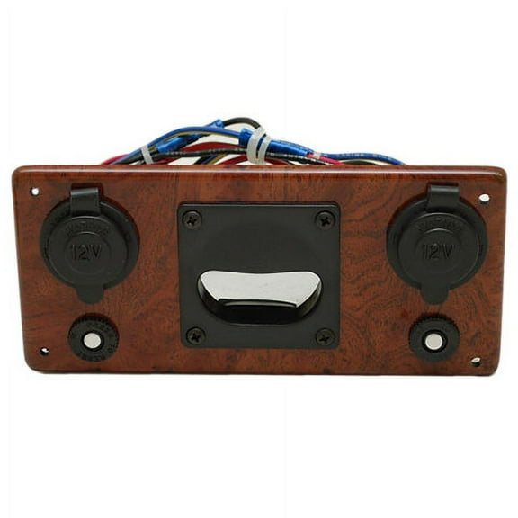 Novatron Boat Courtesy Light Panel | w/ Breakers / 12V Power Outlets