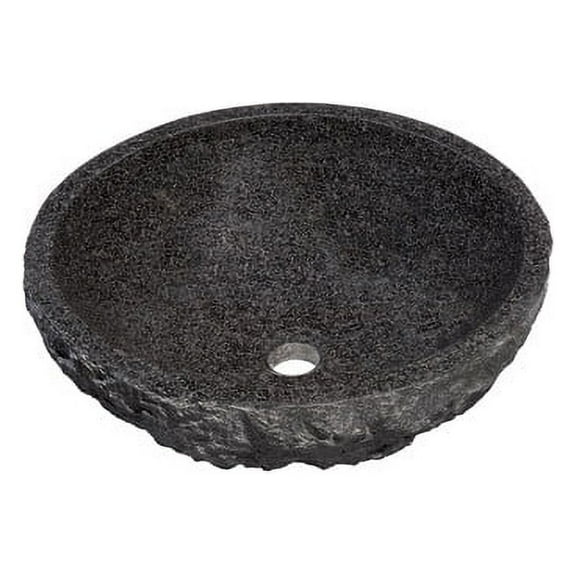 Novatto Absolute Stone Circular Vessel Bathroom Sink