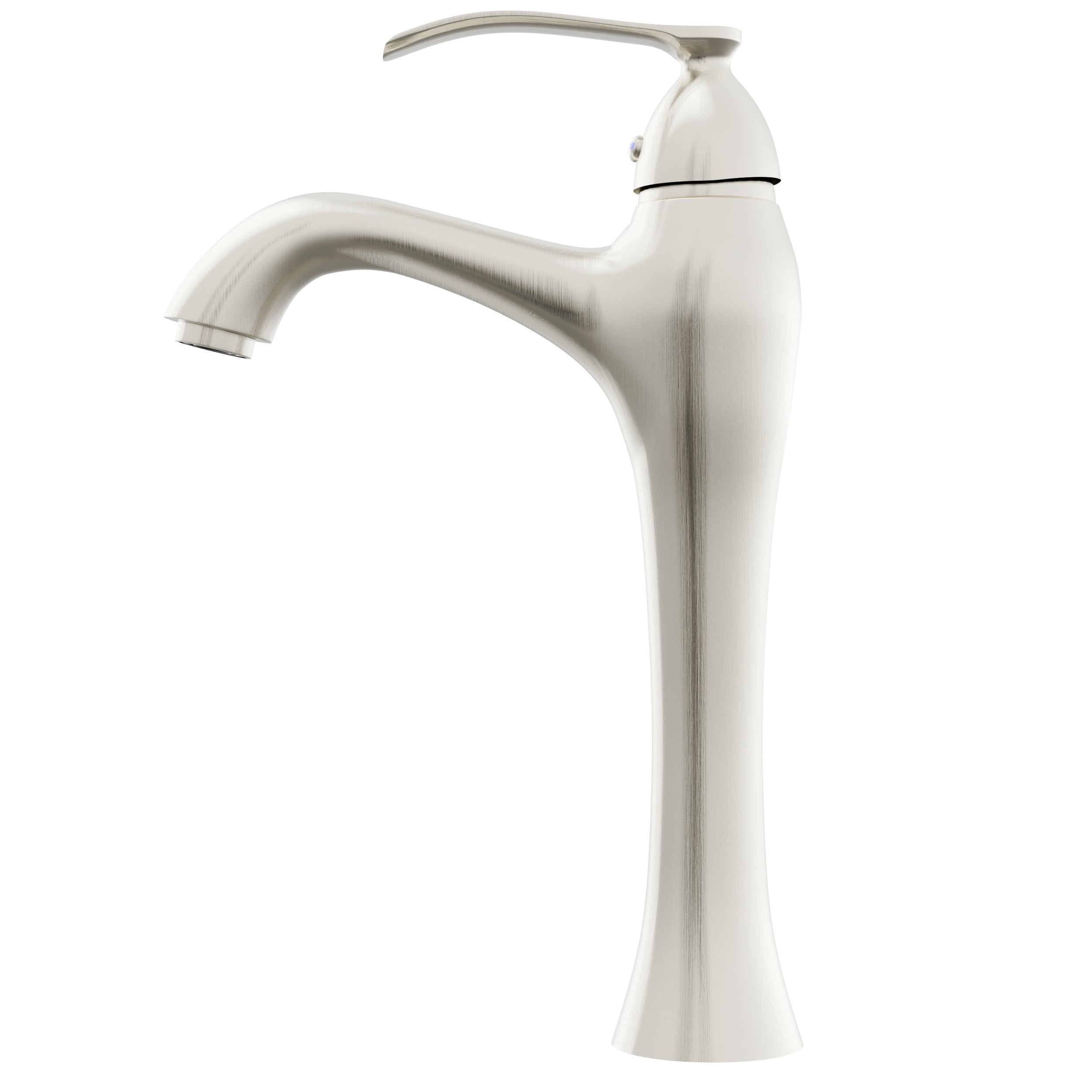 Novatto BM-116BN Traditional Single Handle Vessel Faucet, Brushed ...