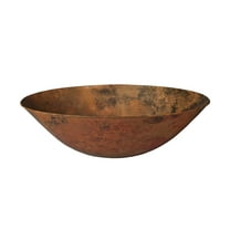 Novatto TCV-003NAORB Bilboa Copper Vessel Sink & Oil Rubbed Bronze Strainer Drain
