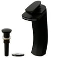 thumbnail image 1 of GF-057ORB-PUD Oil Rubbed Bronze Waterfall Vessel Faucet, Pop-up Drain and Mounting Ring, 1 of 4
