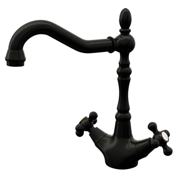 Novatto KAY NBPF-146ORB Dual Knob Traditional Bar Faucet in Oil Rubbed Bronze
