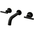 thumbnail image 1 of Novatto KENNEDY Two Handle Wall Mount Bathroom Faucet in Oil Rubbed Bronze, 1 of 4