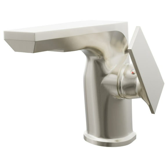 Novatto NBF-061BN Miller Single Lever Modern Lav Faucet in Brushed Nickel