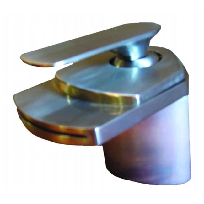 Brushed Nickel Single-Handle Waterfall Bathroom Faucet