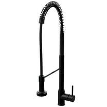 Novatto NKF-H07MB Dual Action Commercial Style Pullout Kitchen Faucet, Matte Black