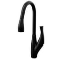 thumbnail image 1 of Novatto NKF-H21MB Dual Action Single Lever Pull-down Kitchen Faucet, Matte Black, 1 of 4