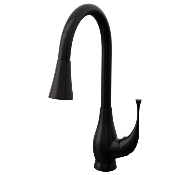 NKF-H24ORB Single Lever Pull-down Kitchen Faucet, Oil Rubbed Bronze Finish