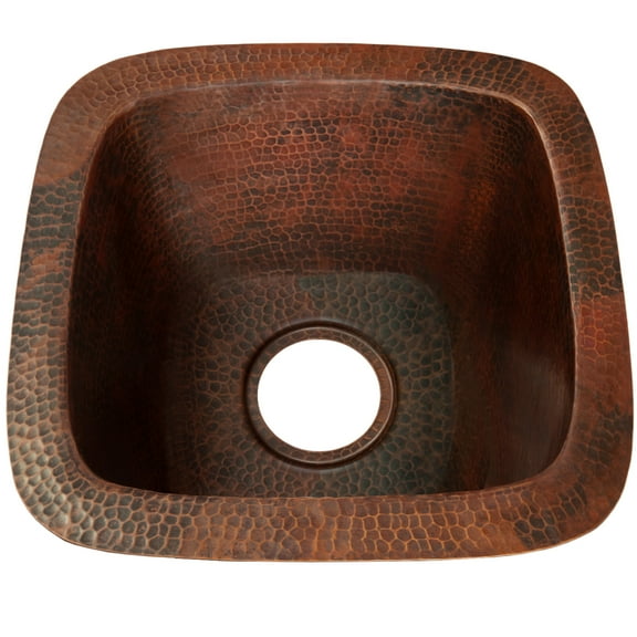 Novatto TCB-003AN SAN SALVADOR Copper Bar Sink, Antique