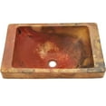 thumbnail image 1 of Novatto TCU-013NA Santa Cruz Rectangular Copper Drop-In Bath Sink in Natural, 1 of 12