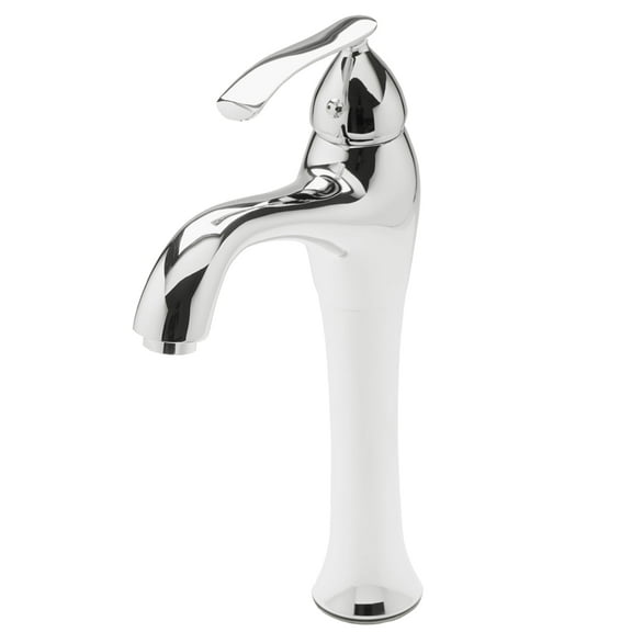 Novatto Traditional Single Hole Bathroom Vessel Faucet in Chrome