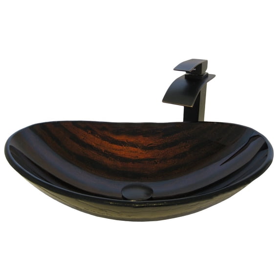 Novatto NSFC-0258031136ORB VOLLE Vessel Bathroom Sink - Oil Rubbed Bronze