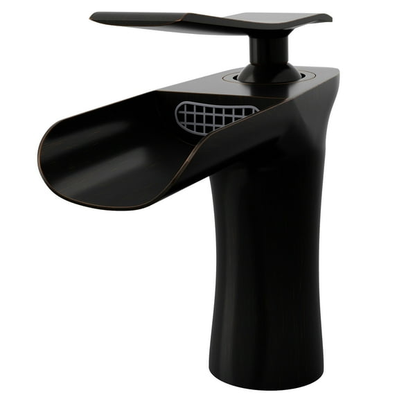 Novatto Vandy GF-365SORB Waterfall Single Lever Lav Faucet in Oil Rubbed Bronze