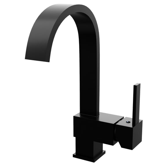 Novatto WRIGHT NBPF-108MB Single Handle Pivotal Bar Faucet, Matte Black