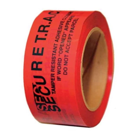 Novavision Tamper Evident Tape, 2 mil, Red PST2R-61A-180