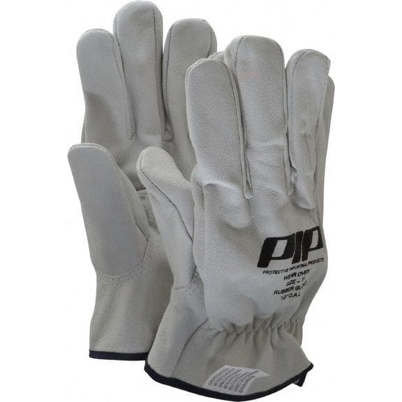 Novax. Class 00 & 0, Size 2XL (11), 10" Long, Grain Goatskin Leather Protector Natural, Not for Electrical Protection (ASTM F696-02), Wear Over Rubber Insulating Gloves, ASTM F696-02