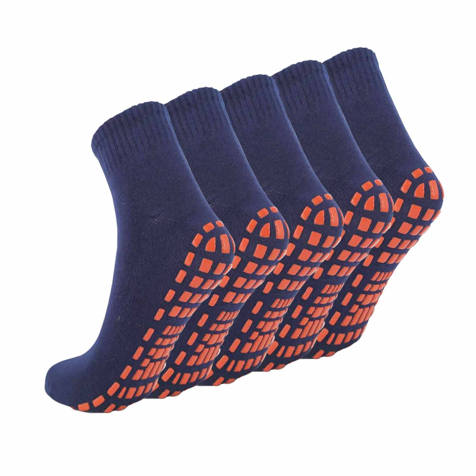 Socks With Grips For Men Pairs Non-Slip Grippy Socks Warm