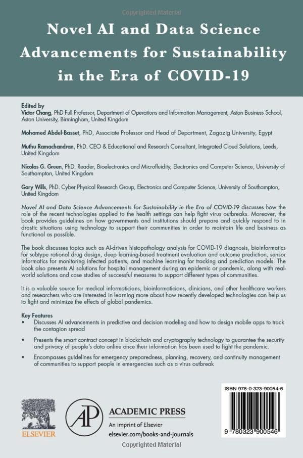 Pre-Owned Novel AI and Data Science Advancements for Sustainability in ...