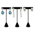 thumbnail image 1 of Novel Box 3 Pack Black Velvet Earring Tree Small T-Bar Display Stand 2.5x1x4.75 In - Earrings Holder, 1 of 7