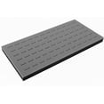 thumbnail image 1 of Novel Box Gray 72-slot Ring Display Foam Liner 14.25x7.62x0.62 Inches - Ring Storage Foam, 1 of 9