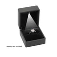 thumbnail image 1 of Novel Box Black Leatherette LED Light Engagement / Proposal / Wedding Ring Box, 1 of 3