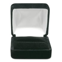 Novel Box Black Velvet Jewelry Box for Ring Large 8X2X1.25 Inches - Stylish Gift Boxes for Ring Large
