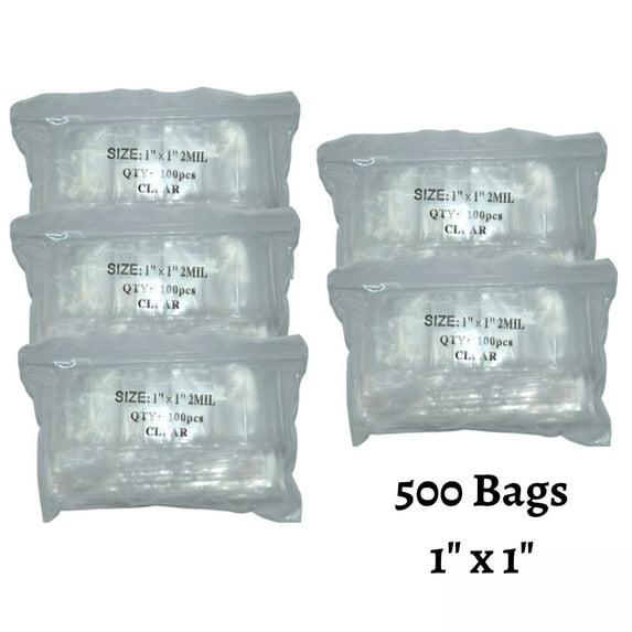 Novel Box Clear 2 Mil Lock Zip Seal Plastic Bags for Jewelry Pill Small Bag