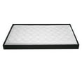 thumbnail image 1 of Novel Box Jewelry Display Tray Black Plastic 8.25 x 14.75 x 1 Inch + 36 Gem Jars & White Foam Liner, 1 of 7